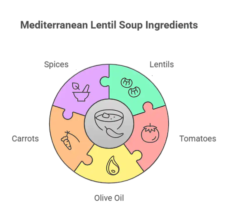 Mediterranean Lentil Soup Recipe 2 5 Incredible Ingredients for Mediterranean lentil soup recipe