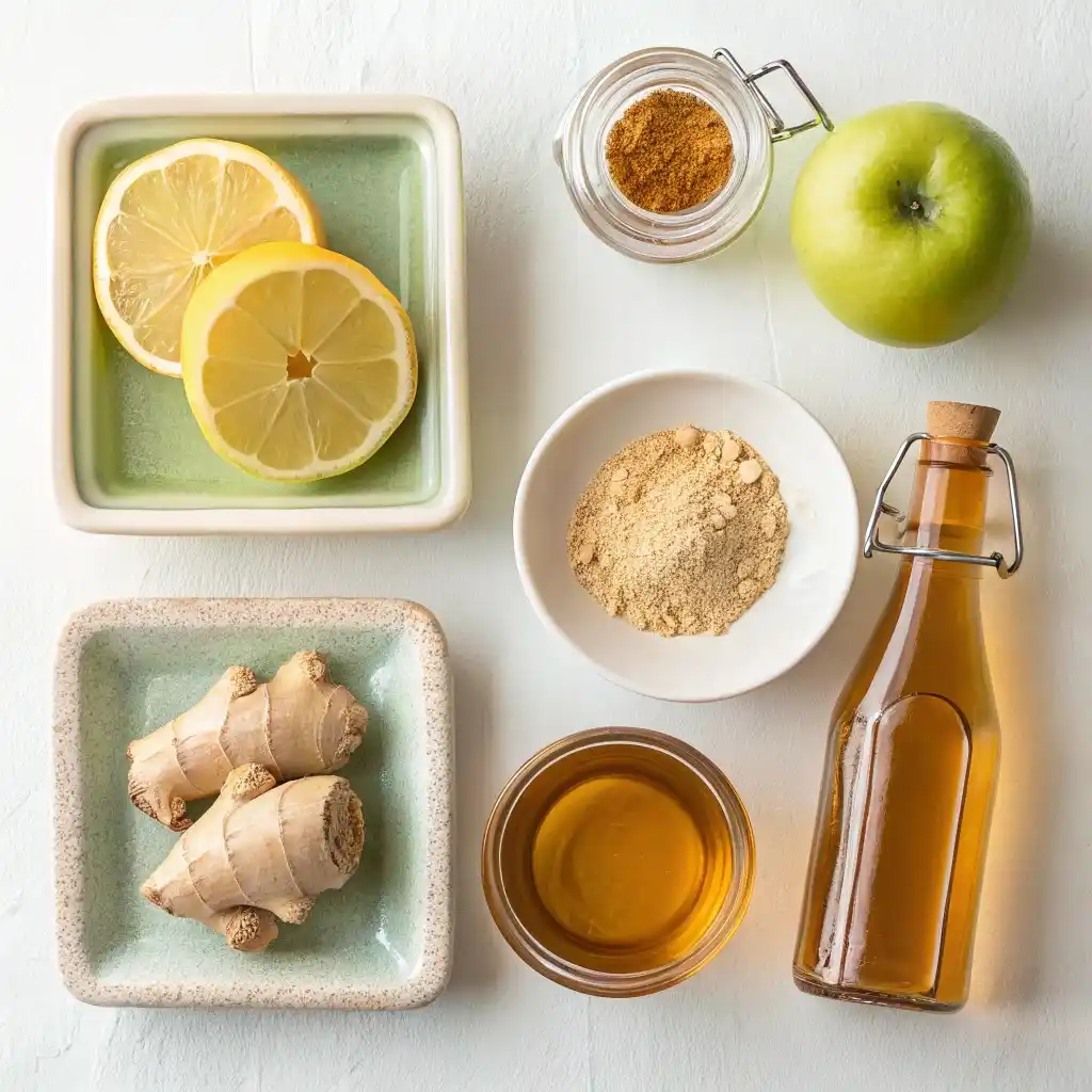 Natural Mounjaro Recipe: The Ultimate Weight Loss Secret 2 Natural Mounjaro recipe ingredients measured and ready