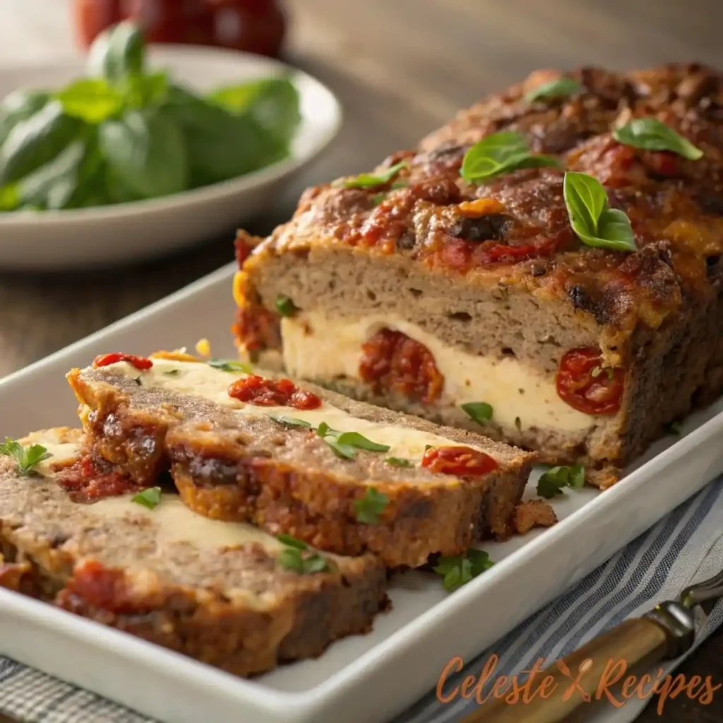 keto Meatloaf Recipe with Two Cheesy Layers