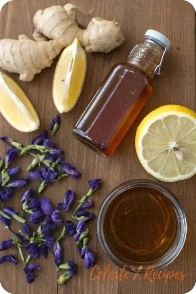 Ingredients for Brazilian Mounjaro drink recipe