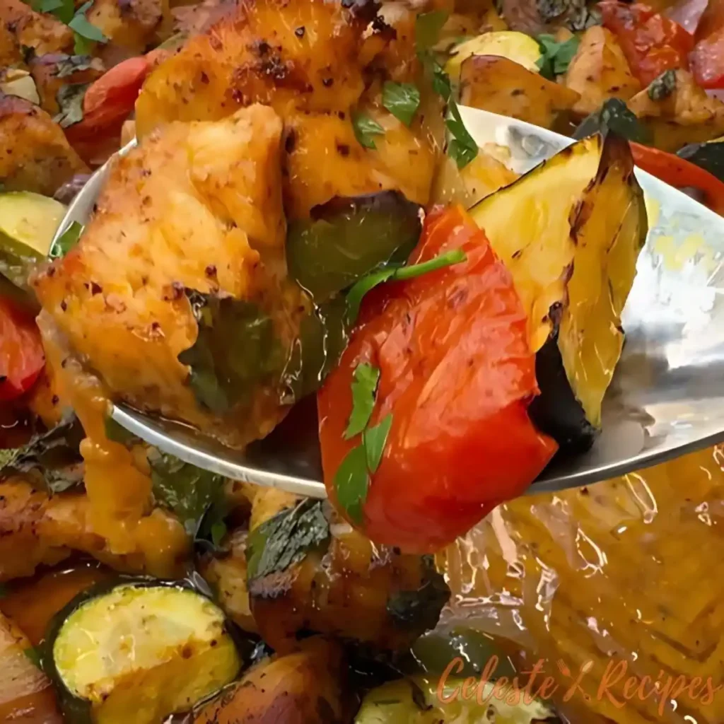 Mediterranean Chicken Breast Recipes: Easy, Juicy & Bursting with Flavor! 2 Mediterranean chicken breast recipe with roasted vegetables