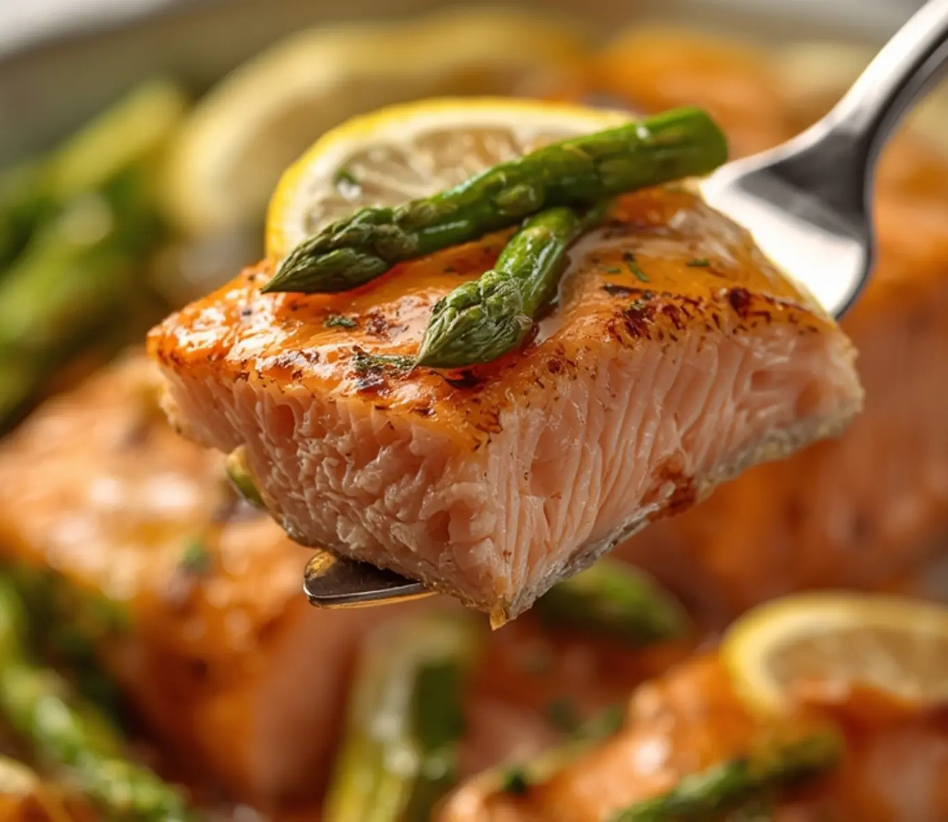 Juicy Baked Salmon Asparagus Perfect Mediterranean Dinner 2 baked salmon asparagus 1