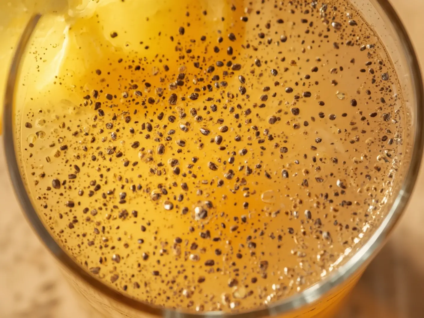 Ultimate Chia Lemon Detox Drink for Cleansing Hydration 4 Chia Lemon Detox Drink: Chia lemon detox drink in a glass with gel-like texture and visible chia seeds for natural cleansing hydration.