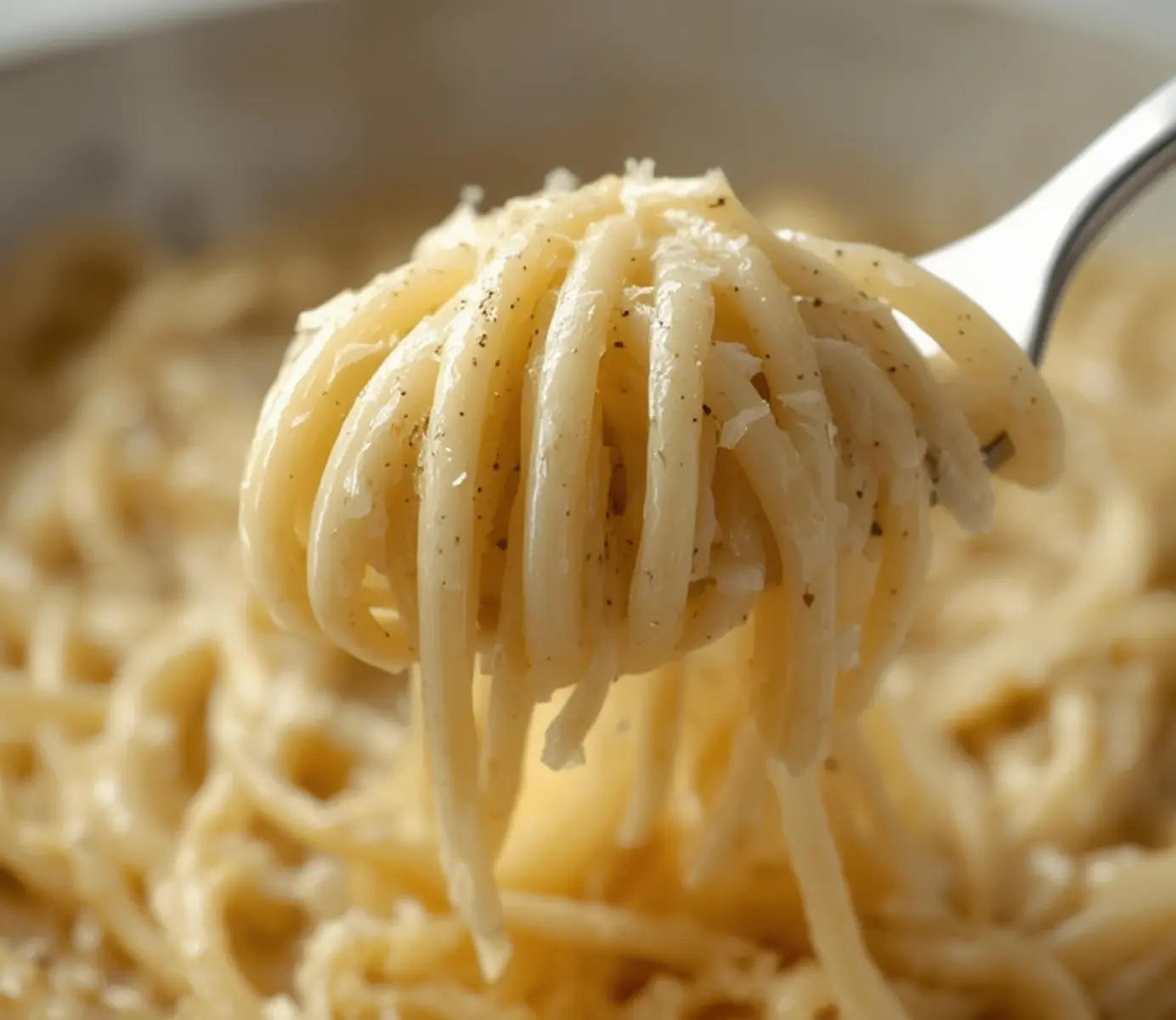 Creamy Cottage Cheese Pasta That Tastes Like Carbonara 2 cottage cheese pasta 1