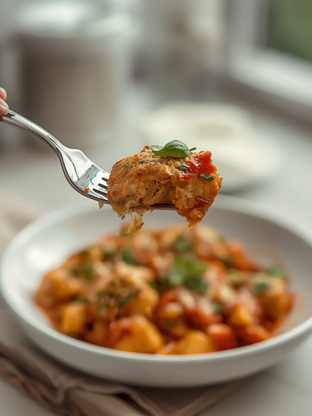 creamy tomato basil chicken skillet 3
