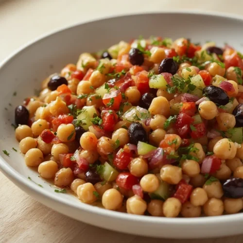 dense bean salad