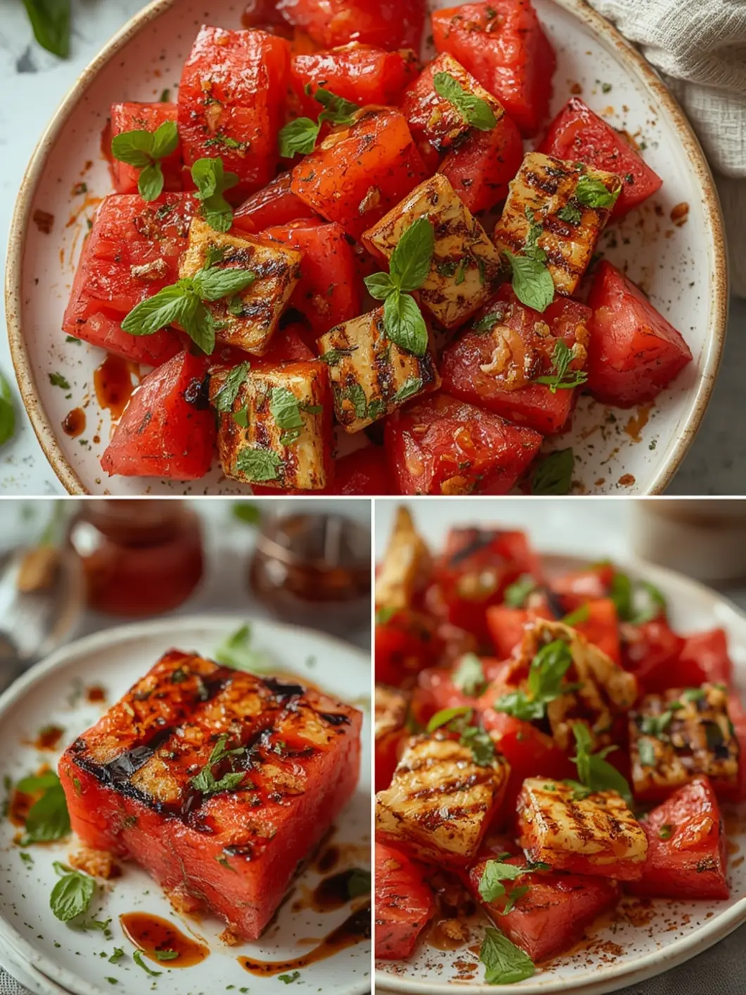 Ultimate Grilled Halloumi Watermelon Salad Recipe 3 grilled halloumi watermelon salad 1