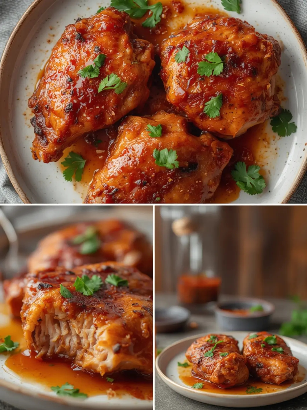 Juicy Harissa Honey Chicken Thighs - Easy Skillet Dinner 3 harissa honey chicken thighs 1