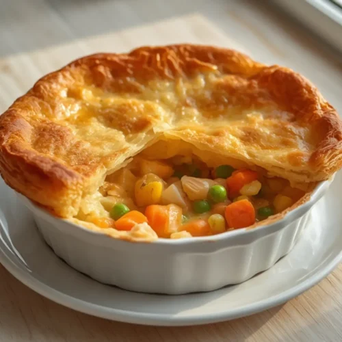 healthy chicken pot pie
