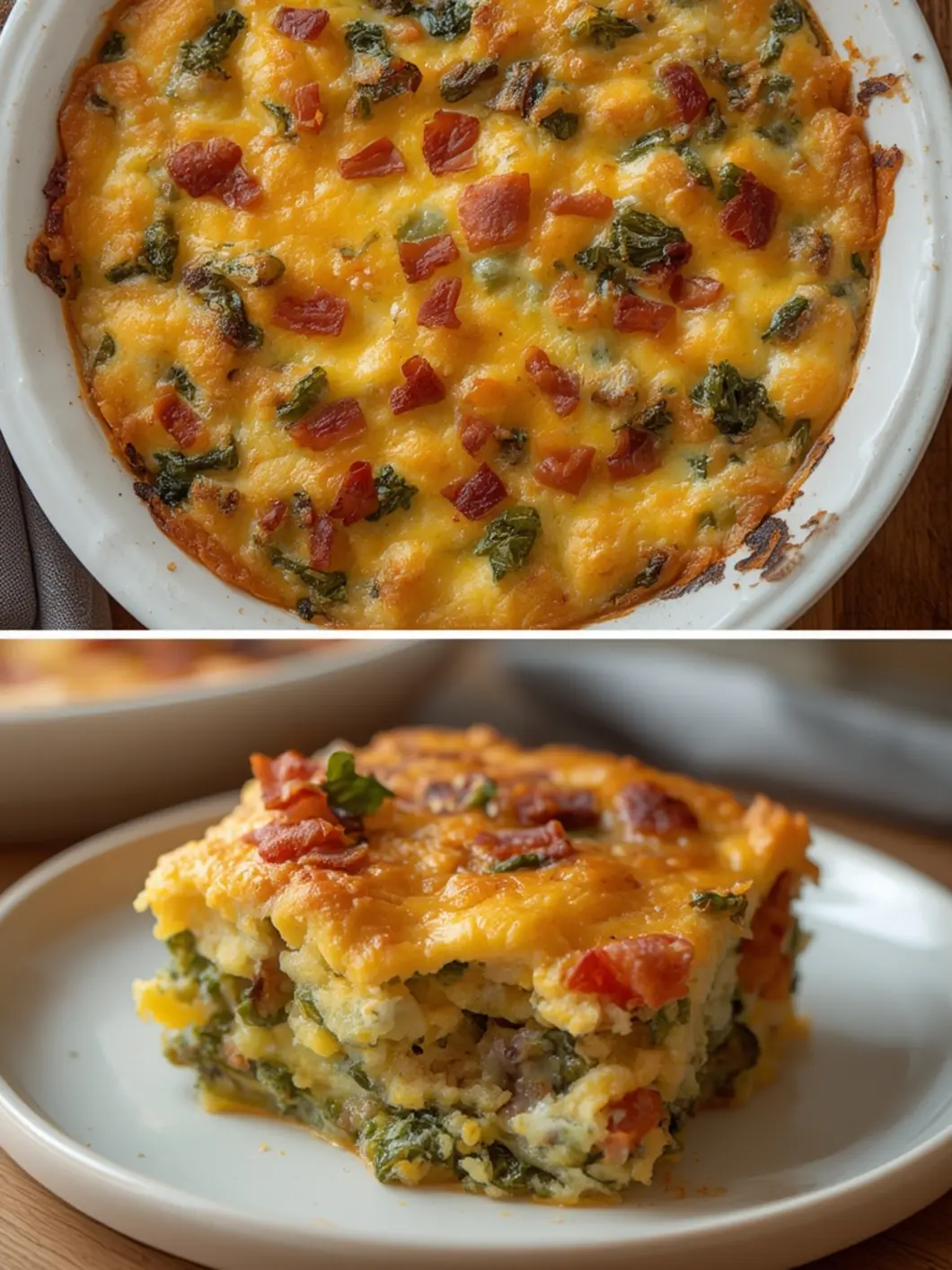 Ultimate Keto Bacon Kale Breakfast Casserole 3 keto bacon kale breakfast casserole 1
