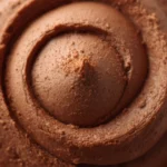 Low Carb Chocolate Mousse: Creamy dark chocolate mousse in a clear glass with a smooth, airy texture and rich cocoa color.