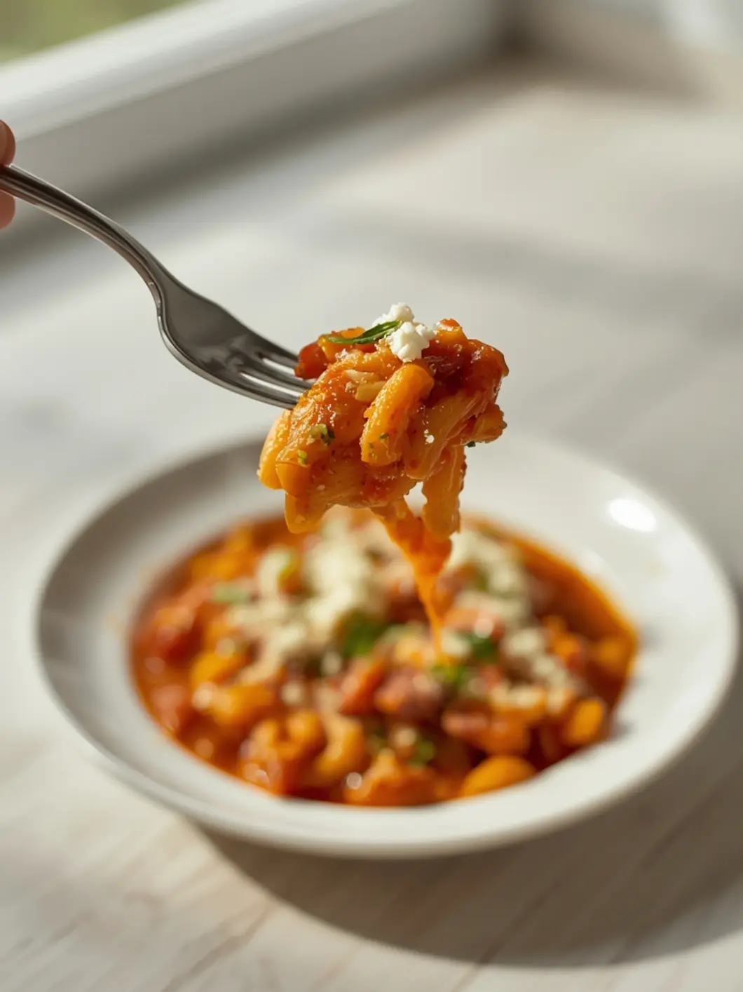 Ultimate One Pot Greek Pasta with Feta in 20 Minutes 4 one pot greek pasta with feta 3