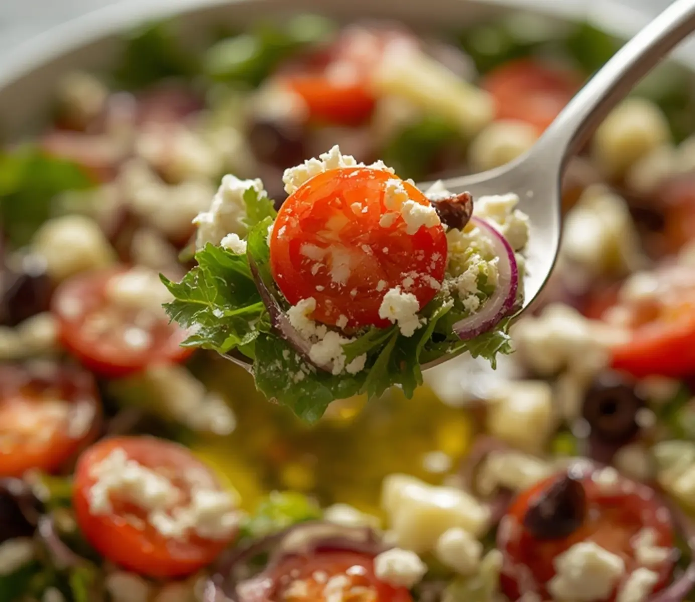 Zesty Raneem Salad: Fresh Mediterranean Diet Salads Recipe 2 raneem salad 1