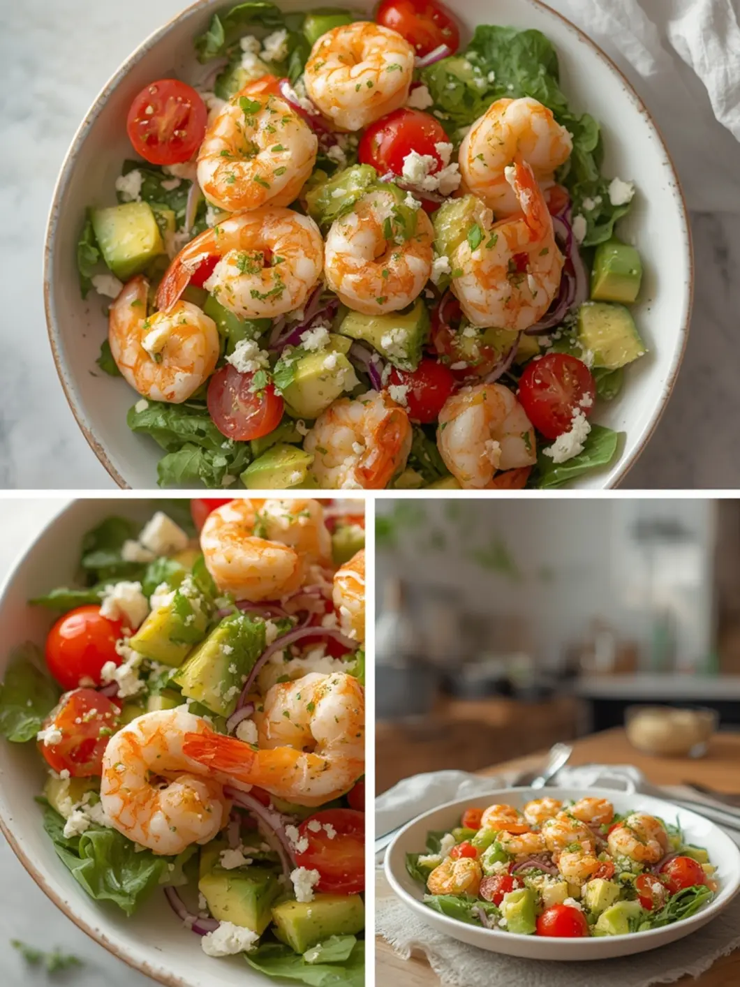Ultimate Shrimp Avocado Feta Salad Recipe 3 shrimp avocado feta salad 1