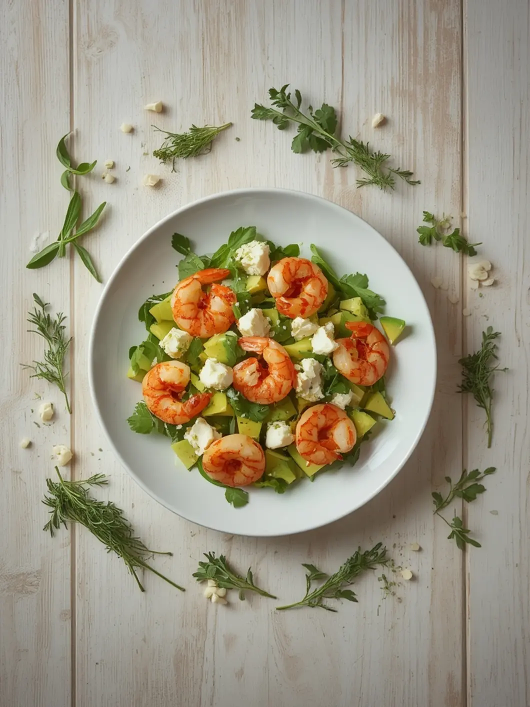 Ultimate Shrimp Avocado Feta Salad Recipe 2 shrimp avocado feta salad 2
