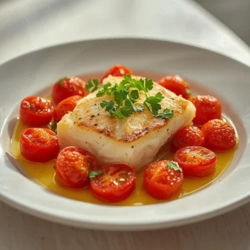 baked cod tomatoes