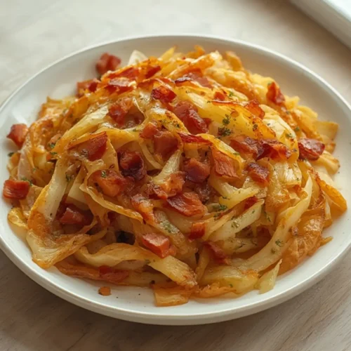 Extra Crispy Fried Cabbage: 5-Ingredient Healthy Comfort Food 3 fried cabbage