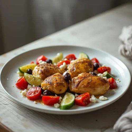 greek salad chicken