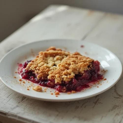 keto berry crumble