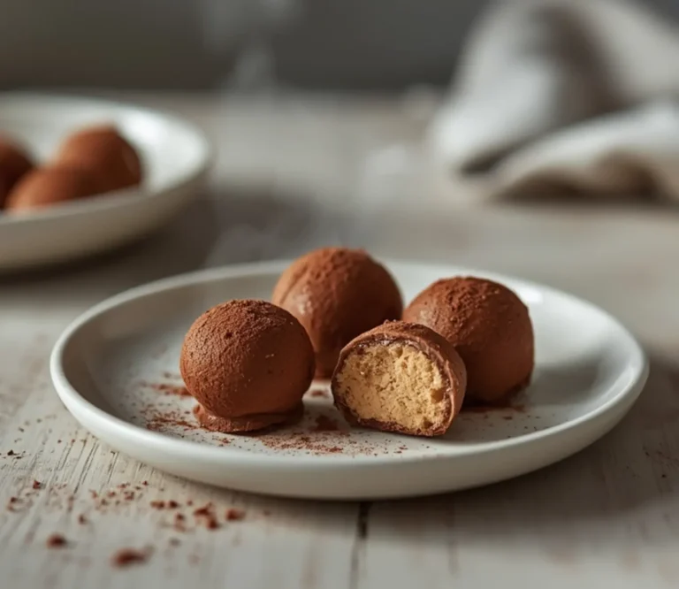 Low Carb Chocolate Truffles: Easy Low Carb Chocolate Truffles with a rich, creamy texture and glistening cocoa coating.
