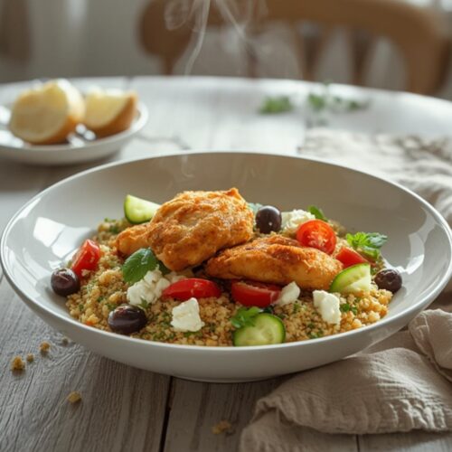 mediterranean chicken bowl