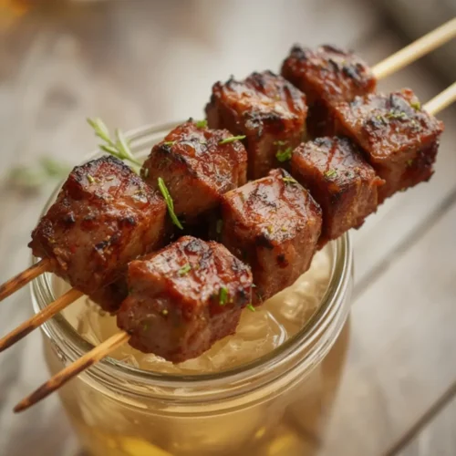 mediterranean steak skewers