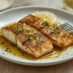 Mediterranean Swordfish: Golden grilled Mediterranean Swordfish steaks with fresh herb crust and lemon zest, flaky and juicy.