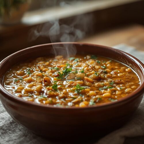 traditional greek lentil soup