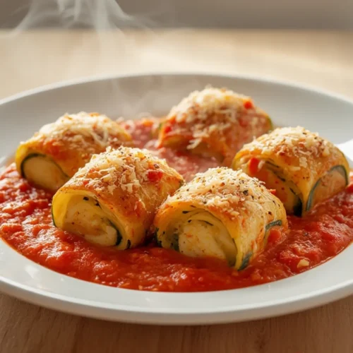 zucchini lasagna rolls
