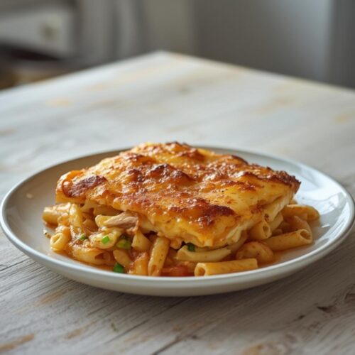 asian fusion pasta bake