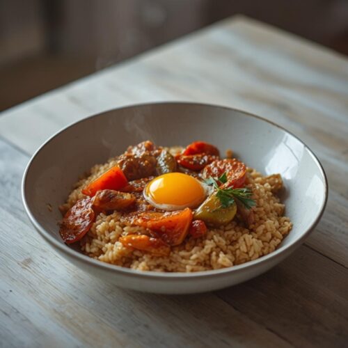 bibimbap veggie rice bowl