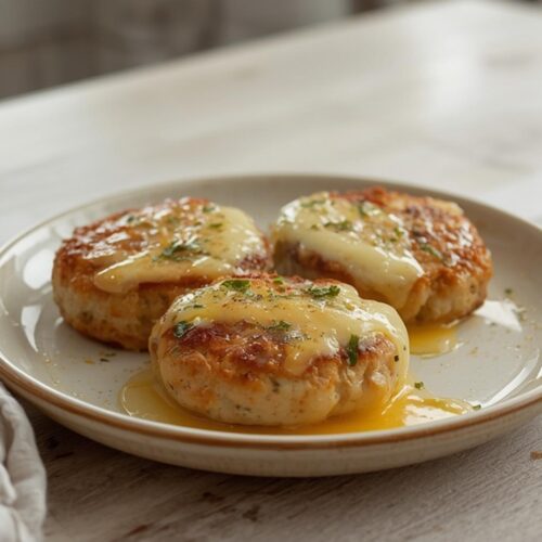 cheesy garlic butter burgers