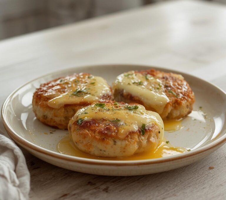 Home 13 Cheesy Garlic Butter Burgers: Juicy cheesy garlic butter burgers with melted cheddar and a golden caramel-brown crust.