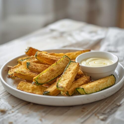 crispy zucchini fries keto