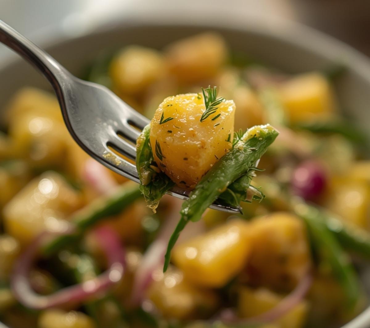 Fresh Green Bean Potato Salad With Lemon Vinaigrette 2 green bean potato salad 1