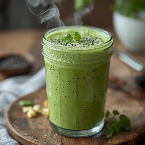 high fiber green shake