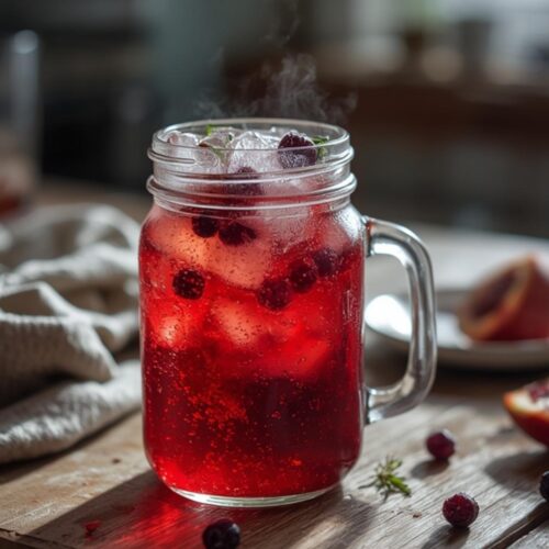 iced hibiscus berry tea