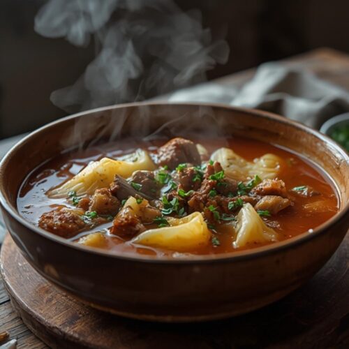 keto cabbage roll soup