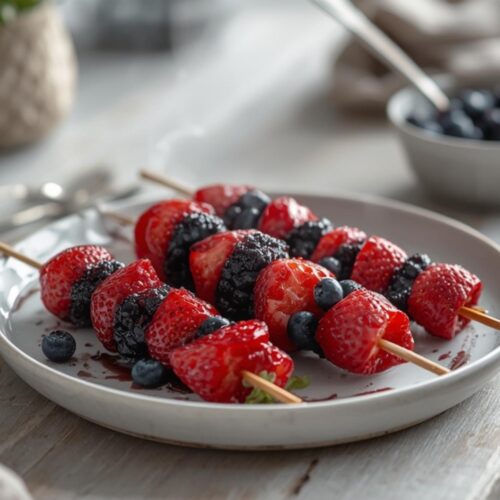 keto fruit salad skewers