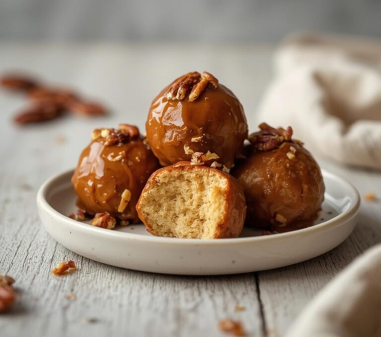 Easy Keto Maple Pecan Fat Bombs Snack