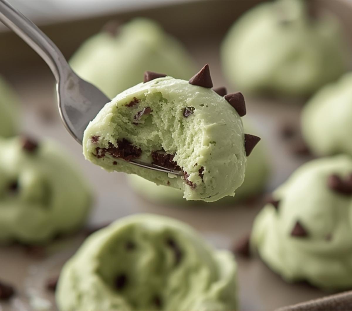 Easy Keto Mint Chip Scoop No-Bake Dessert 4 keto mint chip scoop 1