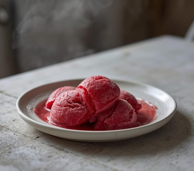 Easy Keto Strawberry Sorbet Recipe for Low-Carb Cravings