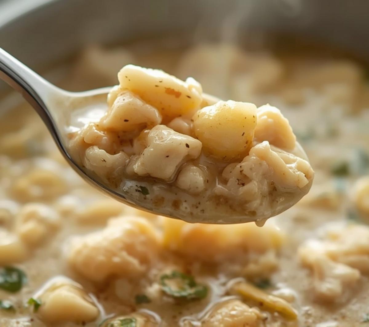 Creamy Keto White Chicken Chili Recipe 2 keto white chicken chili 1