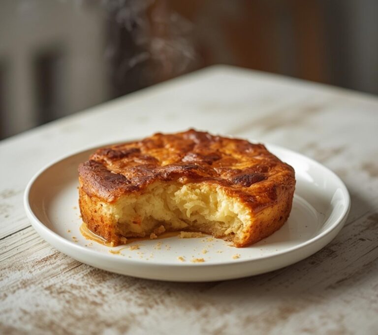 Home 6 Low Carb Bread Pudding: A golden, caramel-brown low carb bread pudding in a baking dish with a creamy, custard-filled interior and aromatic spices.