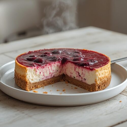 no bake berry cheesecake