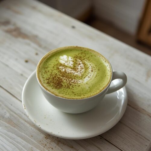 oat milk matcha latte