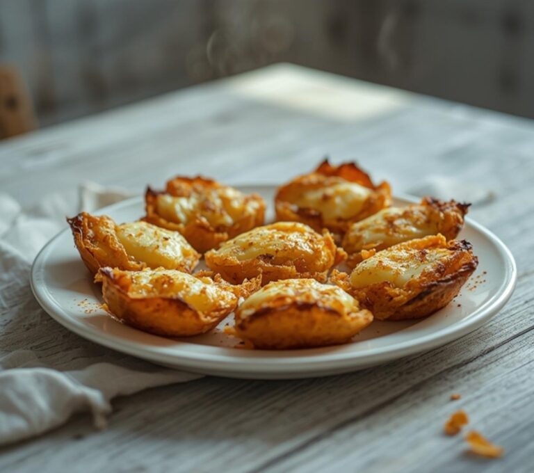 Home 8 Pizza Chaffle Bites: Crispy golden pizza chaffle bites with melted cheese on top, perfect for keto snacking.