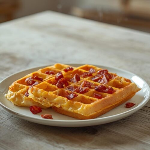 savory bacon cheese chaffles