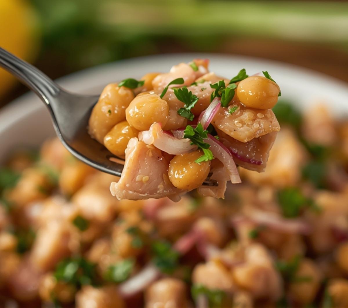 Fresh Tuna White Bean Salad with Lemon Vinaigrette 2 tuna white bean salad 1