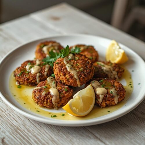 baked falafel platter